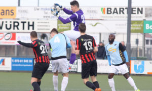 Baldadige beelden: Felix van Berkel (Quick'20) en Koen van Boxtel (OJC Rosmalen).