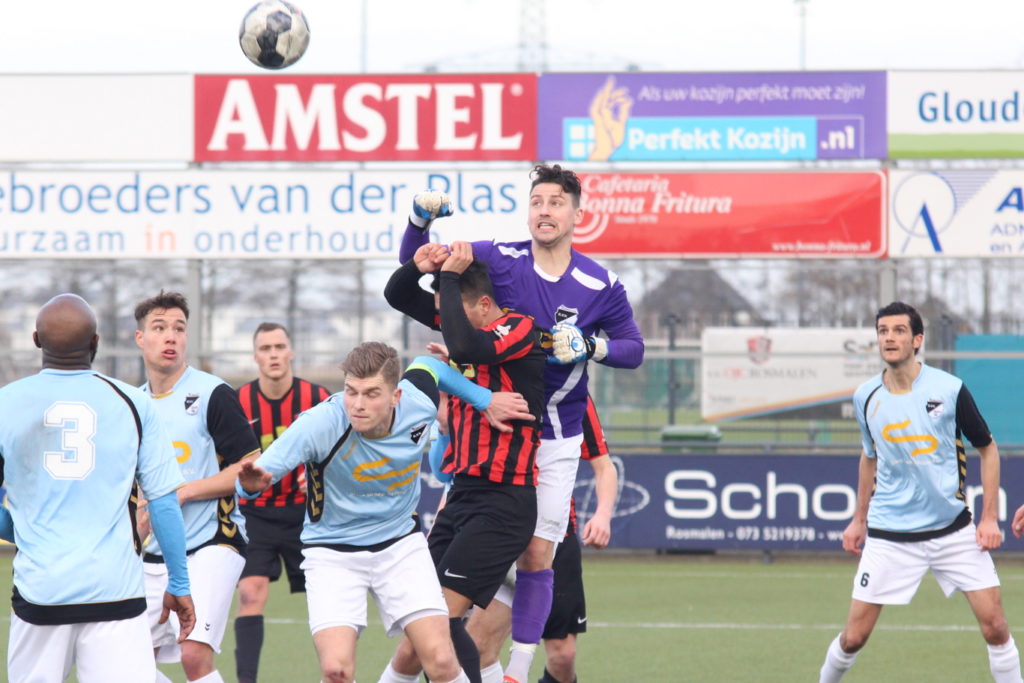 Baldadige beelden: Felix van Berkel (Quick'20) en Koen van Boxtel (OJC Rosmalen).