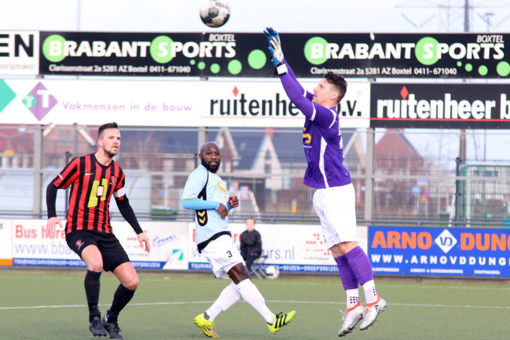 Baldadige beelden: Felix van Berkel (Quick'20) en Koen van Boxtel (OJC Rosmalen).